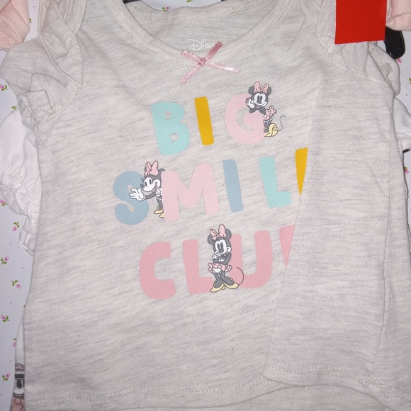 DISNEY BABY: Baby Girl's Minnie Mouse 5pc Set Layette Set - Picture 4 of 7